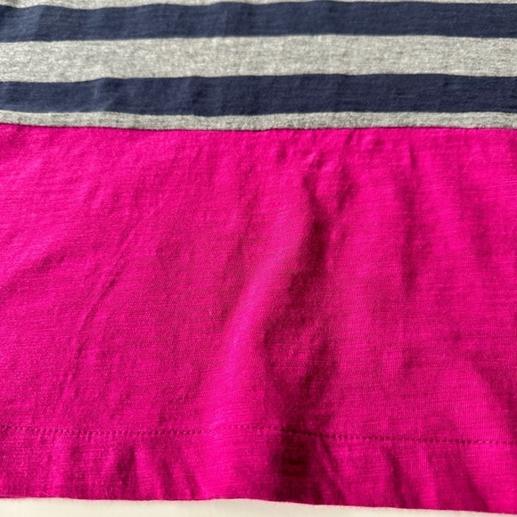 Gap Factory Cotton Striped Dress Navy, Gray and Pink Size M - Picture 2 of 6